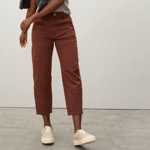 Everlane Utility Barrel Pant Rosewood Size 14
